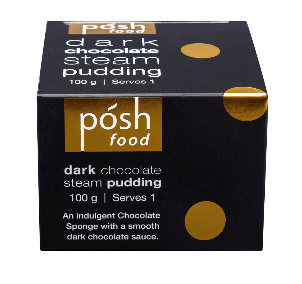 Single Dark Chocolate Steam Pudding