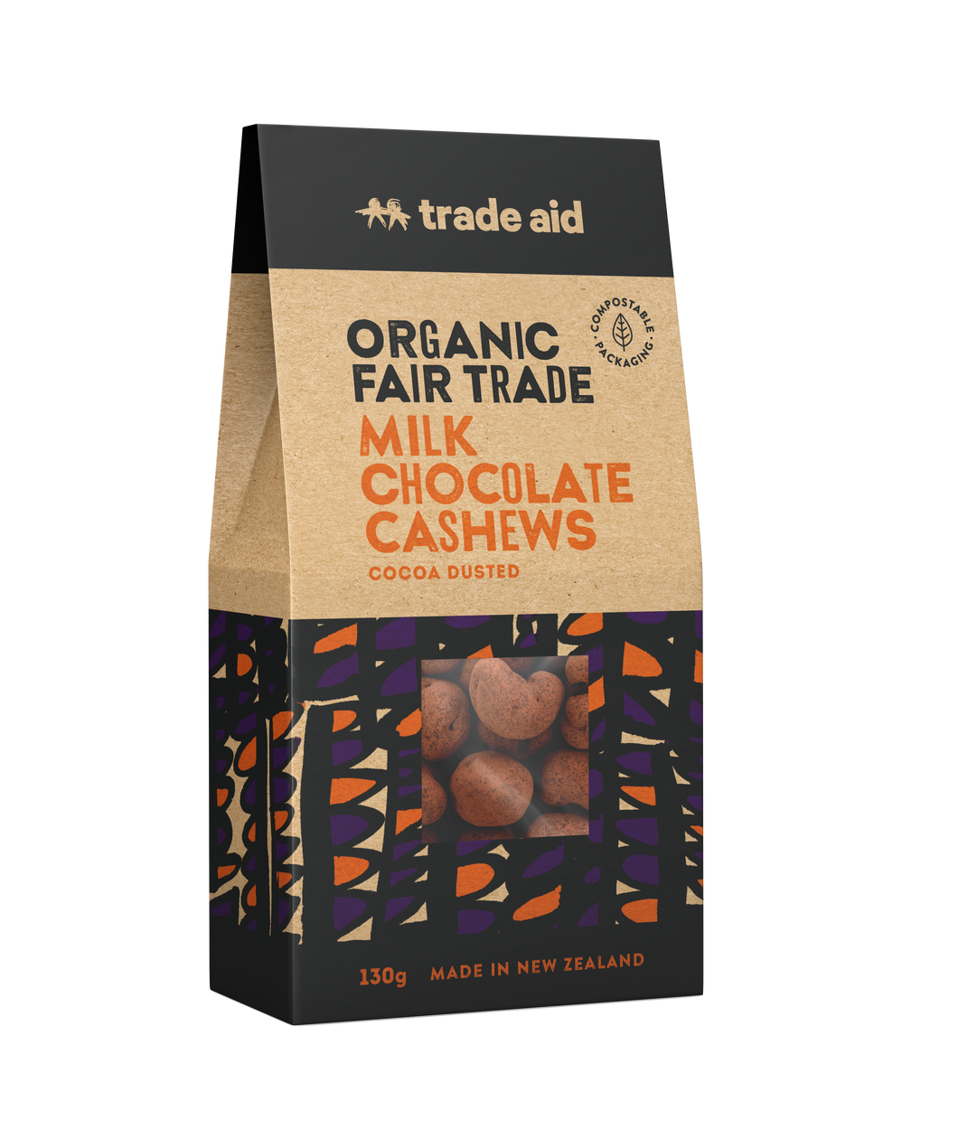 Trade Aid Chocolate Cashews - Organic