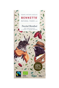 Bennetto Chocolate 100g -  Toasted Hazelnut
